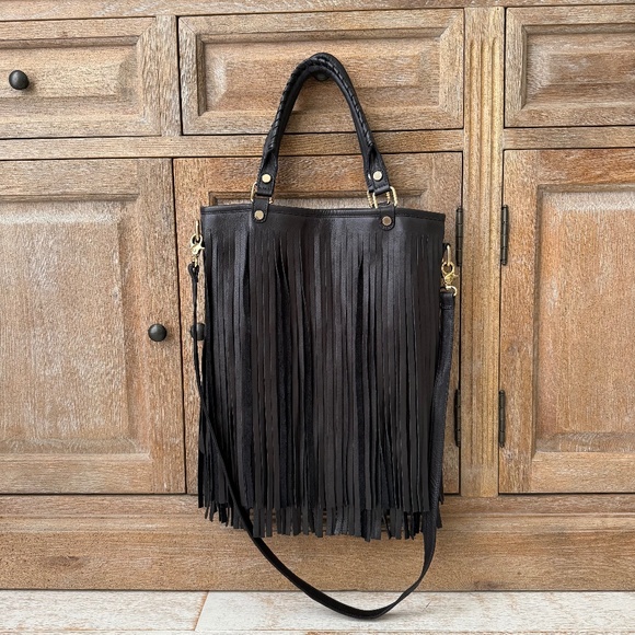 B-Low The Belt Twiggy Fringe Shoulder Bag - Picture 1 of 11